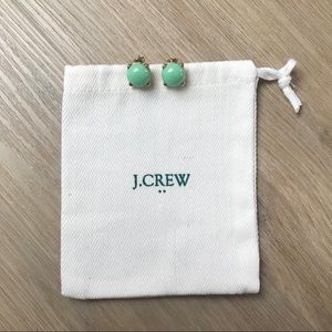 J. Crew Mint Green Stud Earrings